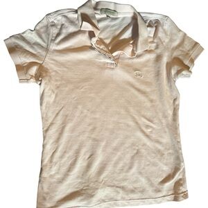 Burberry Pink Nova Check Polo Shirt